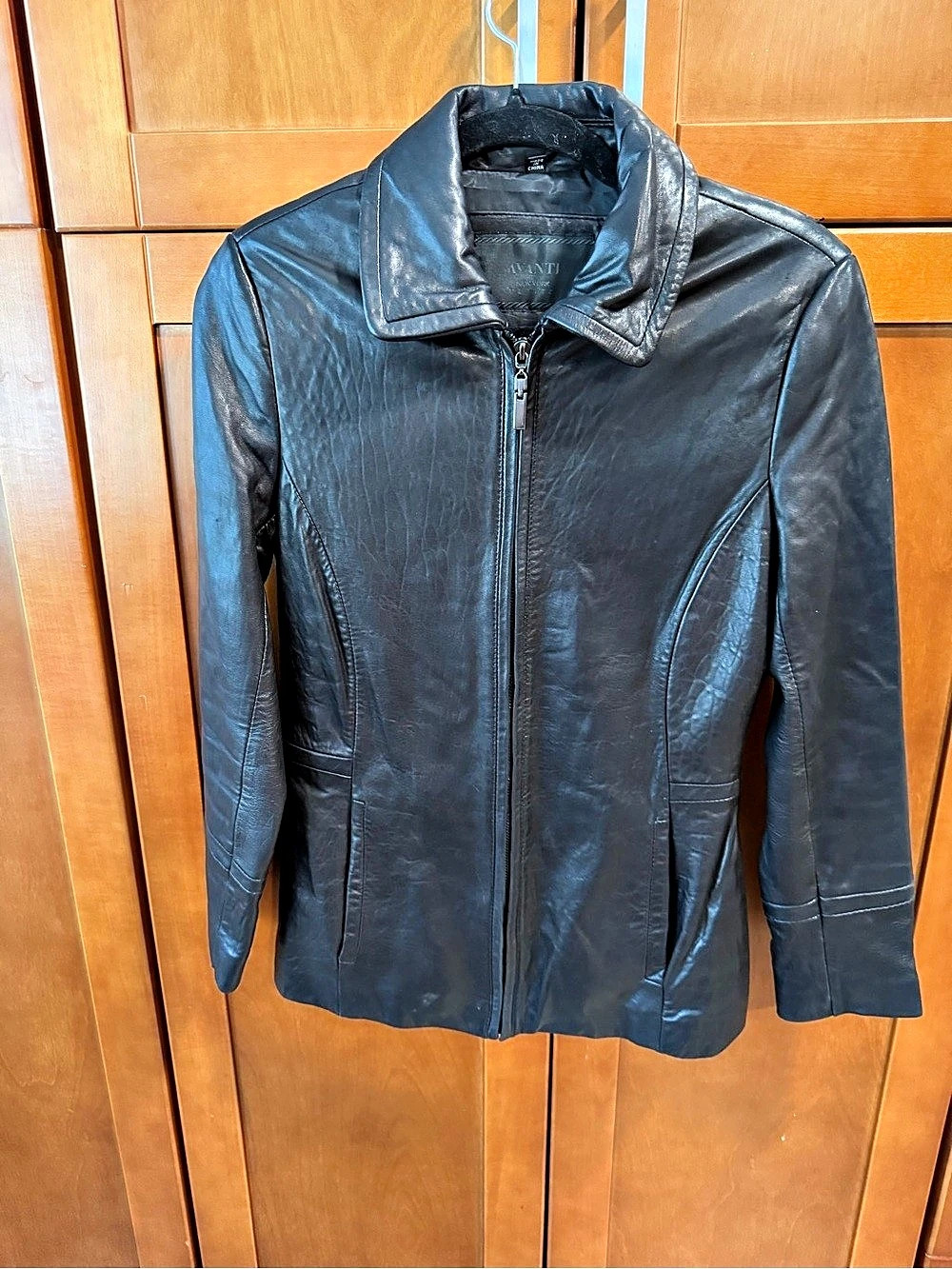 Avanti20 Black Leather Jacket PS